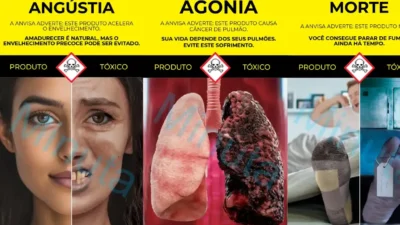 Anvisa divulga novas imagens contra fumo em embalagens de cigarros