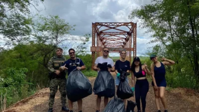Arrastão Ecológico recolhe lixo e reforça conscientização ambiental em Cosmópolis