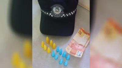 Guarda Municipal de Cosmópolis localiza pinos de Cocaína durante patrulhamento