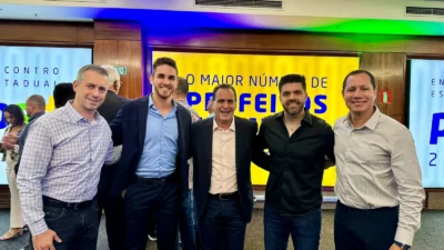 Prefeito Junior Felisbino participa do Encontro Estadual do PSD 2024