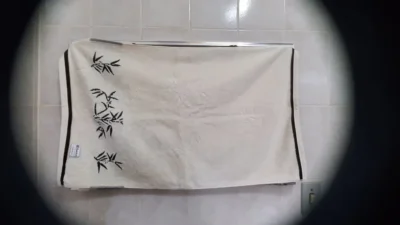 Espelhos cobertos na tempestade