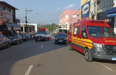Pintor é eletrocutado após encostar em fio de alta tensão, e cai de 8 metros de altura