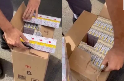 Polícia Militar apreende caixas de cigarros falsificados em perseguição na Rodovia Dom Pedro I
