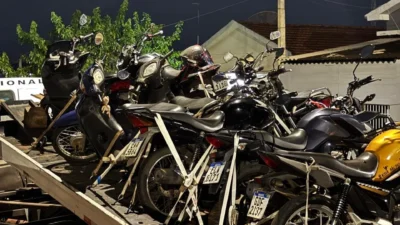 Guarda Municipal realiza operação de trânsito e recolhe 11 veículos ao pátio