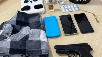 Trio é preso em flagrante após roubar casal na Praça Matriz, em Paulínia