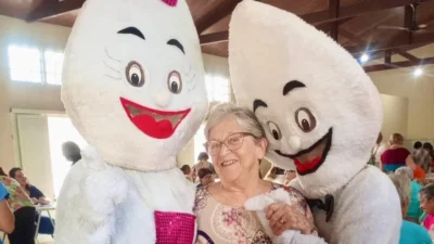 Vacinação contra Influenza é levada a idosos no Clube da Terceira Idade
