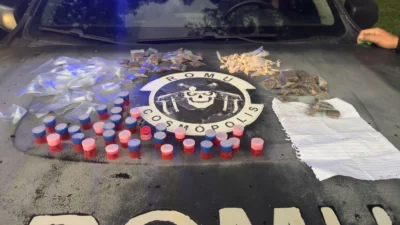 Guarda Municipal de Cosmópolis apreende drogas abandonadas durante patrulhamento no bairro Cidade Alta