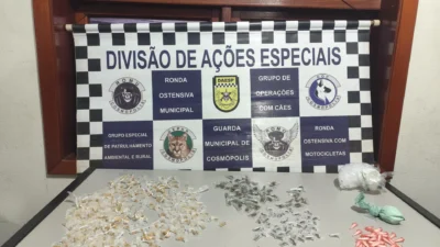 ROMU apreende drogas após denúncia anônima em condomínio da cidade