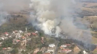 Incêndio de grandes proporções é controlado em Jaguariúna