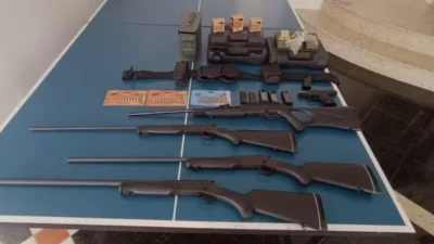 Armas são apreendidas em condomínio de alto padrão em Valinhos, de ex-agente penitenciário preso
