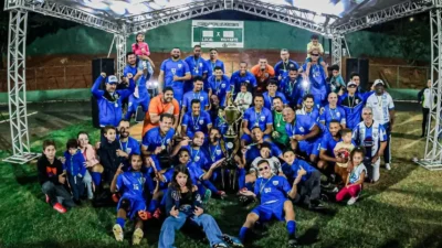 Time de futebol paulinense ganha a final da 2ª divisão do Campeonato Municipal
