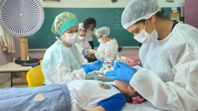 Ação do Programa Saúde na Escola leva atendimento odontológico às crianças da rede municipal