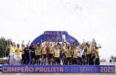 Sporting Club Paulinense leva o troféu do Campeonato Paulista Sub-20