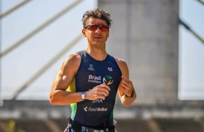 Paulínia brilha no Campeonato Paulista de Duathlon: Felipe Biagis é campeão na categoria M30