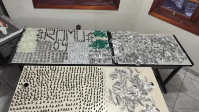 Romu apreende grande quantidade de drogas no Cidade Alta