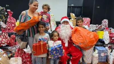 Natal Solidário leva alegria a crianças atendidas pelos CRAS de Cosmópolis