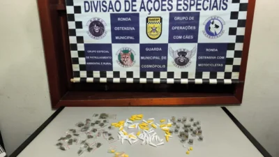 Romu apreende mais de 150 porções de drogas em condomínio de Cosmópolis