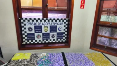 GM apreende mais de 2 mil porções de drogas no Parque Ester