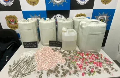 Guarda Municipal apreende 94 litros de lança-perfume em Campinas