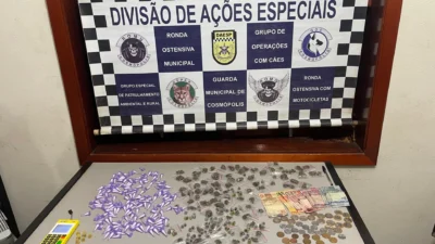 Suspeito é preso por tráfico após perseguição durante a madrugada