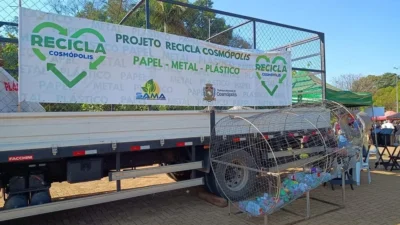 Campanha incentiva troca de recicláveis por mudas