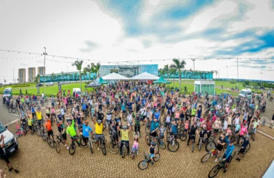 Passeio ciclístico reúne mais de mil pessoas na abertura das comemorações dos 62 anos de Paulínia