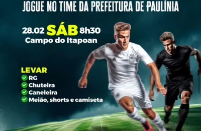Paulínia realiza seletiva Sub-15 para a Taça Band neste sábado
