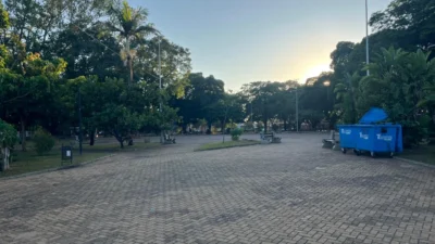 Reforma na rede elétrica causa interrupção de energia na Praça do Rodrigo