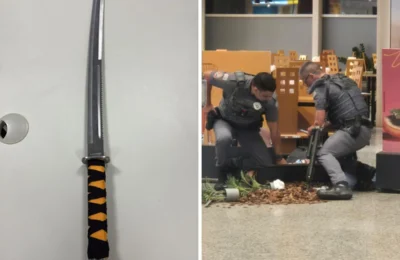 Homem com espada é contido após surto psicótico em Viracopos