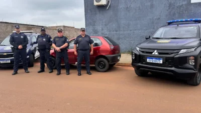 Guarda Municipal recupera carro furtado com placa adulterada em Cosmópolis