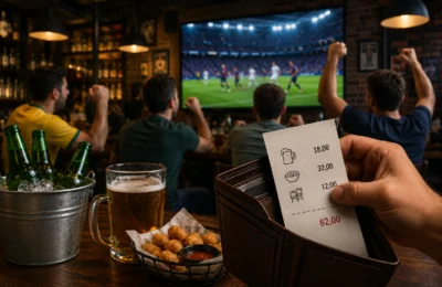 Assistir aos jogos em bares pode pesar mais no bolso
