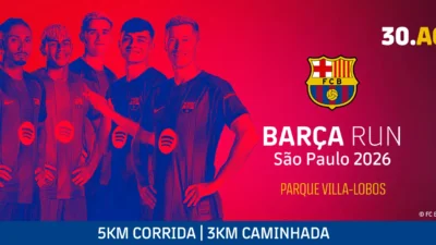 Barça Run São Paulo 2026 será primeira corrida oficial do FC Barcelona fora da Espanha