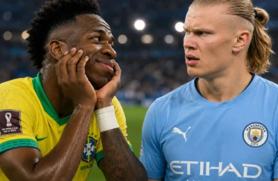 Meme coloca Haaland e Vinícius Júnior no centro das brincadeiras antes de Brasil x Noruega