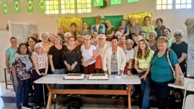 Clube da Terceira Idade homenageia aniversariantes do primeiro semestre em tarde de festa