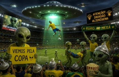 ETs invadem a Copa? Memes sobre alienígenas dominam as redes e divertem torcedores