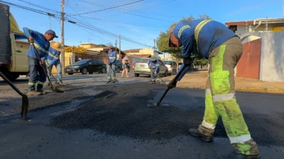 Rua Antônio Carlos Nogueira receberá recapeamento asfáltico e nova sinalização viária