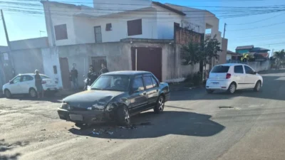 Colisão envolvendo Monza é registrada no bairro Eldorado nesta quinta-feira (3)