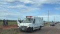 Motorista sofre fratura no braço após capotamento na CMS Orlando Kiosia